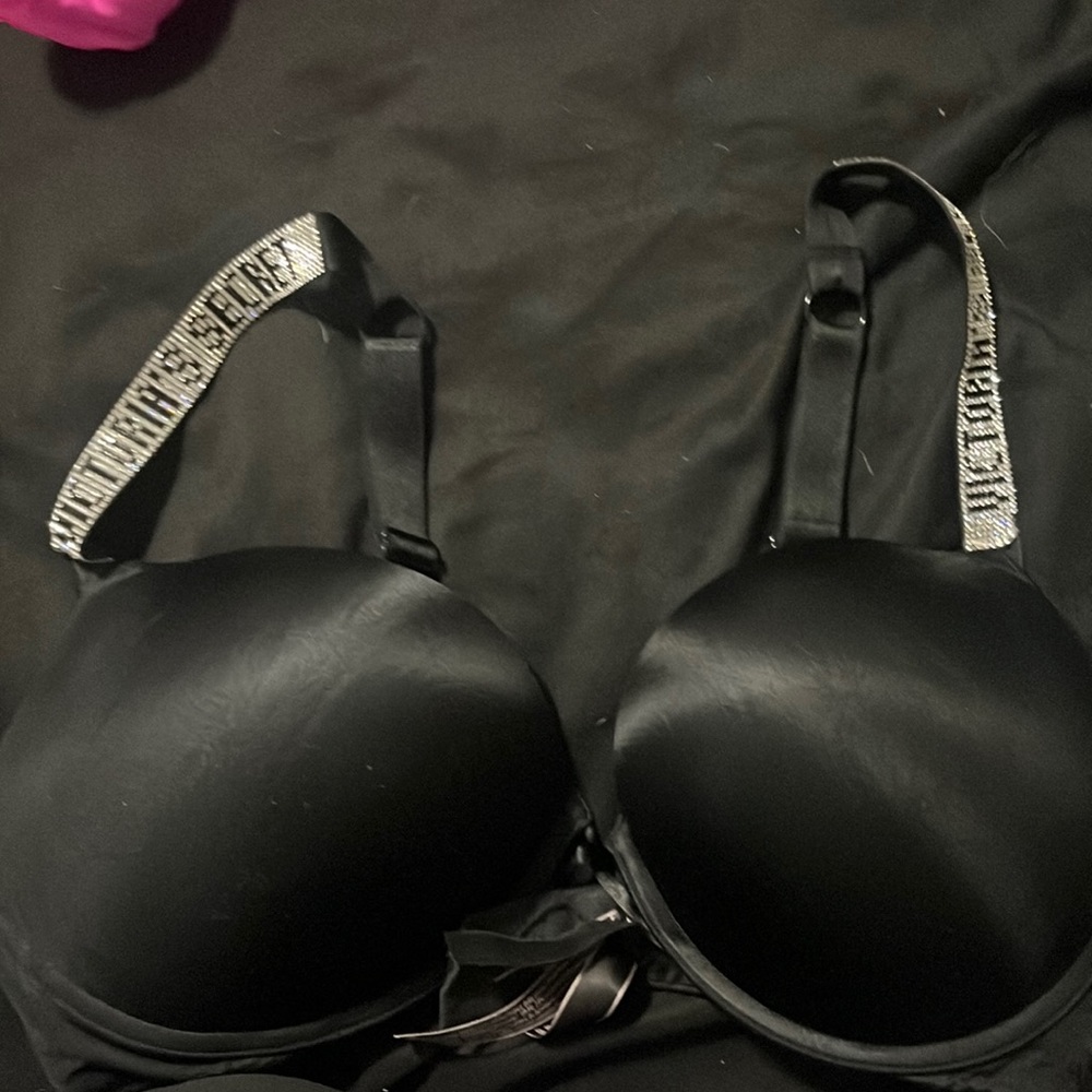 Bombshell Victoria Secret Black Wired PushupBra